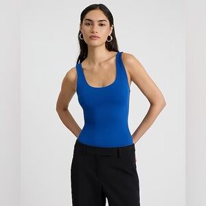 Express Body Contour Scoop Neck Tank Thong Bodysuit